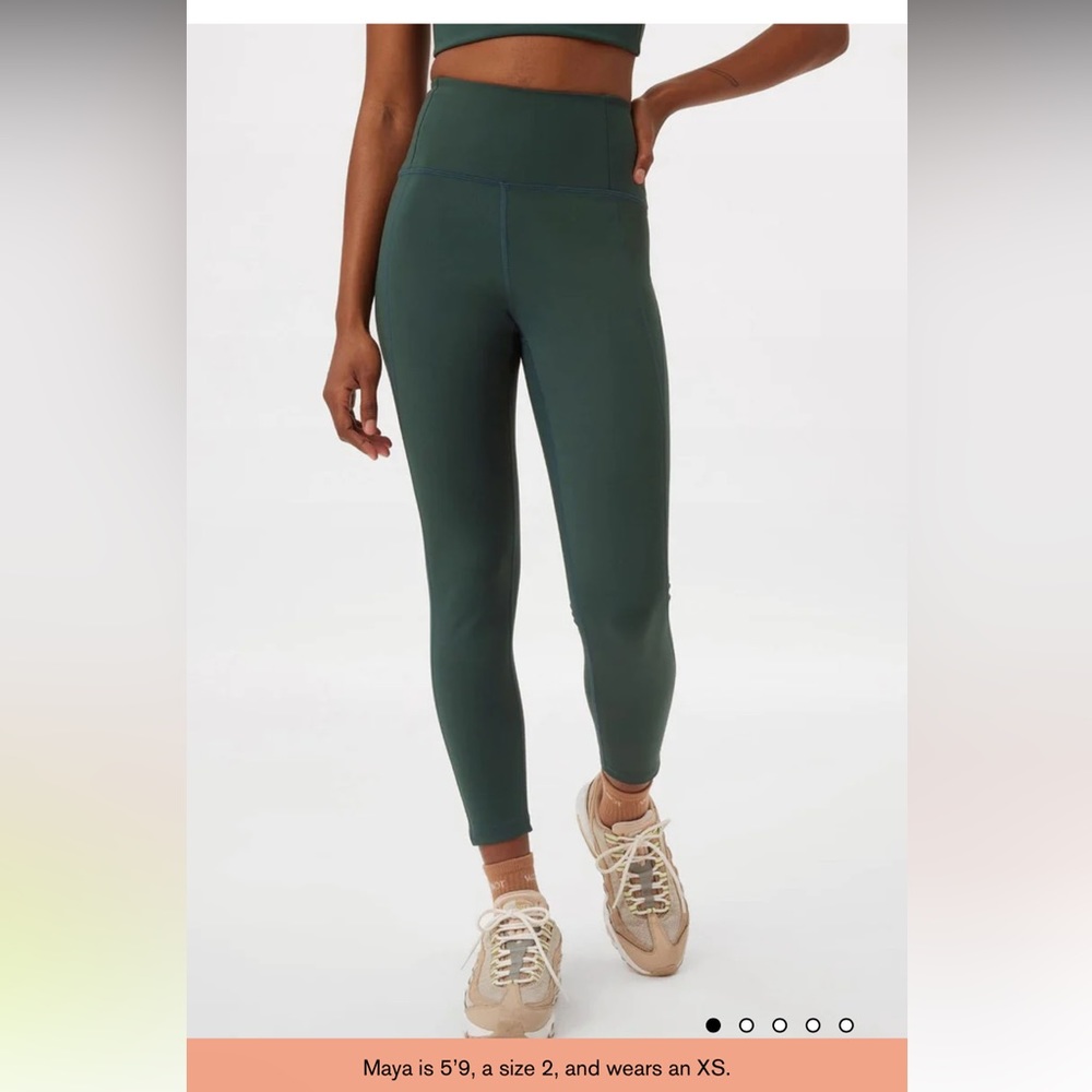 Girlfriend Collective Moss Compressive High-Rise Legging - Large
